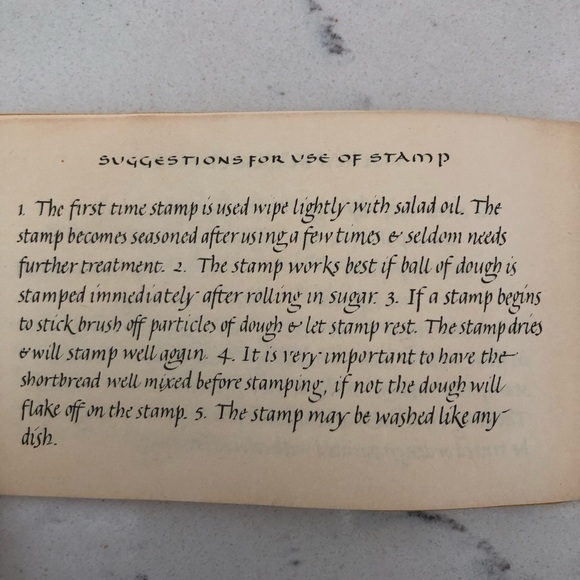 RYCRAFT Terracotta Cookie Stamps x 3 With Recipe Book VTG - Picture 11 of 14